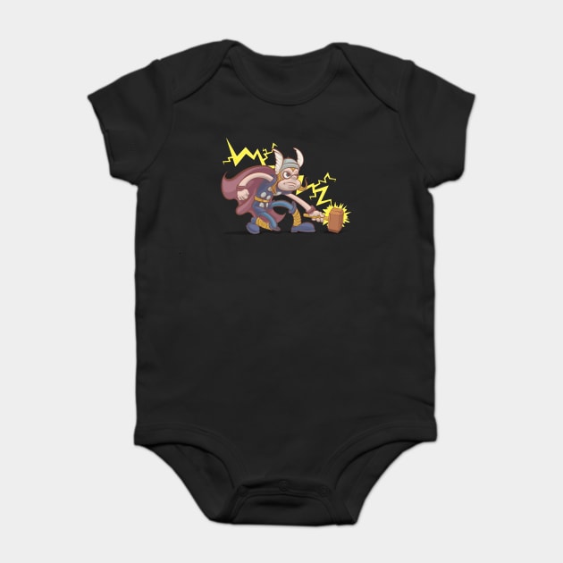 Hammer time Baby Bodysuit by majanation